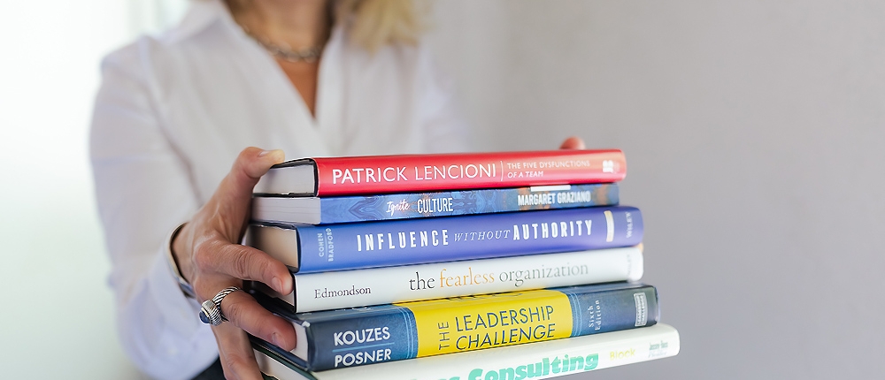 Cheryl Rykowski Holding Books