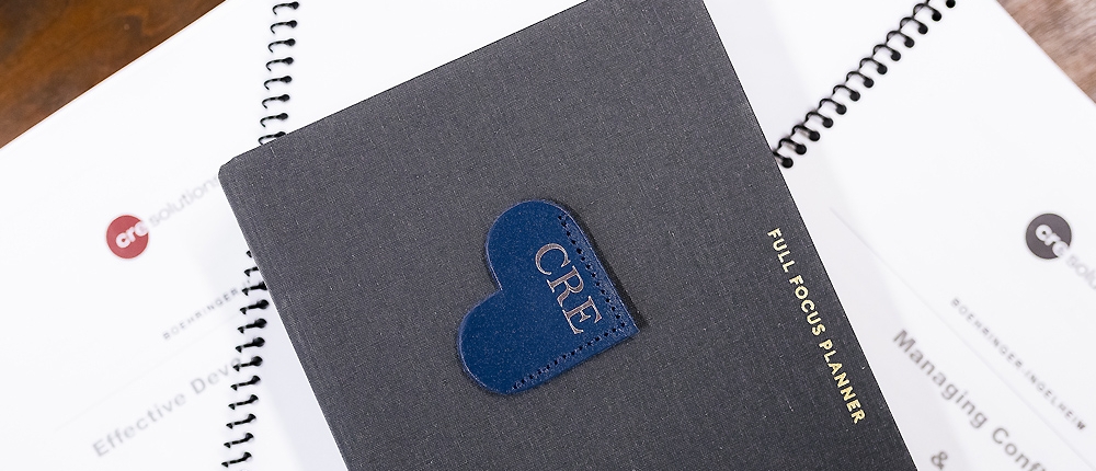 Cheryl Rykowski planner on desk